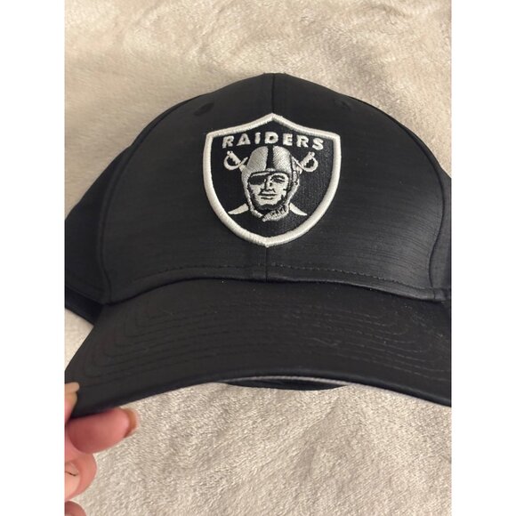 Las Vegas Raiders New Era NFL Cap M/L Black Polyester & Spandex - Picture 3 of 6